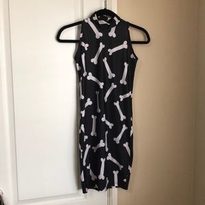 Lazy Oaf Bones Mini Dress